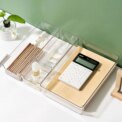 Drawer Organizer Bin Clear Stackable Fruit Food Jars Book Cosmetic Jewelry Storage Box Transparent Fridge Storage Bin Containers - Image 6