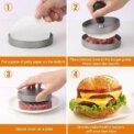 Hamburger Pancakes Pancakes Household Hamburger Embryo Meat Patties Sandwich Pressing Tools Beef Patties Breakfast Pancake Maker - Image 2
