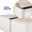 Silicone Kitchen Gap Seal Strip - Oil & Stain Resistant, Stove Countertop Cover for Home and Restaurant Use - Image 4