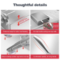 Food Beef Cutter Slicing Stainless Steel Fish Frozen Meat Bone Chopping Knife Easy-Clean Home Cutting Kitchen Tool - Image 6