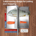 Food Beef Cutter Slicing Stainless Steel Fish Frozen Meat Bone Chopping Knife Easy-Clean Home Cutting Kitchen Tool - Image 4