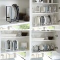 1pc Kitchen Cabinet Plate Storage Countertop Dish Rack Drawer Dinner Plate Partition Drain Rack Layered Storage Rack Accessories - Image 5