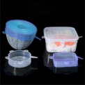 6/12Pcs/Lot Silicone Stretch Lids Universal Taper Pot Bowl Food Wrap Sealed Cover for Kitchen Cookware - Image 5