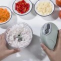 500/900ML Manual Garlic Chopper Meat Grinder Vegetable Cutter Slicer Fruit Crusher Kitchen Gadget Food Processor Blenders - Image 3