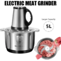 5L Multifunctional Meat Grinder Machine Household Large Capacity Food Processors Stainless Steel Filling and Meat Grinder - Image 2