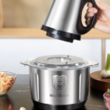 5L Multifunctional Meat Grinder Machine Household Large Capacity Food Processors Stainless Steel Filling and Meat Grinder - Image 3