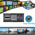 Car Dash Cam With IR Night Vision Loop Recording 3 Channel Cameras DVR Recorder 1080P Video Dashcam Inside Vehicle Camera DVRs - Image 3