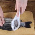 Fish Scale Scraper Fish Skin Brush Seafood Tools Fast Remove Fish Scraper Cleaning Knife Kitchen Accessories - Image 2