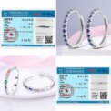 925 Sterling Silver Hoop Earrings Large Round Simple Zirconia Drop Earrings for Women Girl Party Birthday Wedding Jewelry Gifts - Image 2