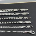 Men's 925 Sterling Silver Necklace 2/4/6/8/10/12MM 40-75cm Face Chain Necklace Lobster Clasp Men Women Engagement Jewelry Gifts - Image 5