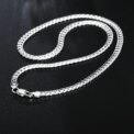 20-60cm 925 sterling Silver luxury brand design noble Necklace Chain For Woman Men Fashion Wedding Engagement Jewelry - Image 2