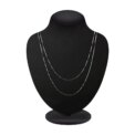 JewelryPalace Genuine 100% 925 Sterling Silver Necklace Ingot Twisted Trace Belcher Snake Bar Singapore Box Chain Necklace Women - Image 4