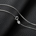 JewelryPalace Genuine 100% 925 Sterling Silver Necklace Ingot Twisted Trace Belcher Snake Bar Singapore Box Chain Necklace Women - Image 3