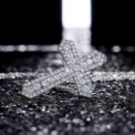 925 Sterling Silver Cross Pendant Necklace for Women Girls Shiny Sweet Chain Punk Party Fashion Pendant Fashion Jewelry Gifts - Image 5