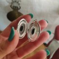 DOTEFFIL 925 Sterling Silver Oval Round Photo Frame Pendant Necklace 18/20-28/30 Inch Snake Chain For Woman Man Wedding Jewelry - Image 3