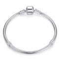 Handmade Original Fine Jewelry 925 Sterling Silver Charm Bracelet Soft Smooth Snake Bone Bracelets for Women - Image 5