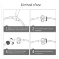 Handmade Original Fine Jewelry 925 Sterling Silver Charm Bracelet Soft Smooth Snake Bone Bracelets for Women - Image 4