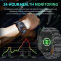 2025 Military Smartwatch GPS Men Flashlight Waterproof Outdoor Sport Tracker HD Bluetooth Calls Smart Watch New For Android IOS - Image 4