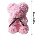1pcs 25cm Rose Bear Artificial Foam Rose Flower Teddy Bear Valentines Day Gift Birthday Party Spring Wedding Party Decoration - Image 6