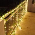 Artificial Ivy Vine with LED Light String Green Leaf Vine Flower Wreath Walls Hanging Fake Plant Wedding Party Garden Decors - Image 5