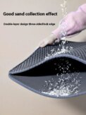 90x60CM Large Cat Litter Mat Waterproof Double Layer Non Slip Litter Box Tray Pad Washable Durable Pet Toilet Training Mat - Image 2