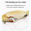 Electric Cat Toy Fish Pet Cat Toys Simulation Fish Swing Kitten Dance Fish Toy Funny Cats Chewing Playing Supplies USB Charging - Image 5