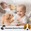 Baby Toy Dogs That Walks and Barks Tail Wagging Plush Interactive Electronic Pets Puppy  Montessori Toys for Girls Toddlers Kids - Image 5