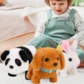 Baby Toy Dogs That Walks and Barks Tail Wagging Plush Interactive Electronic Pets Puppy  Montessori Toys for Girls Toddlers Kids - Image 3