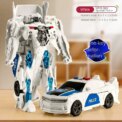 Transformation Car Anime Robot Model One Step Deformation Robot Toy Kid Puzzle Toy Deformation Car Action Figure Model - Image 3