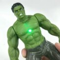17Cm Cartoon Model Ornament Marvel Anime Figures Spiderman Hulk Action Figure Iron Man Kids Toy Christmas Gift Glow Doll - Image 2