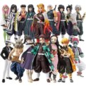 Anime Demon Slayer Action Figures Tanjirou Tomioka GiyuuZenitsu Kochou Nezuko Anime Figure Collect Kid Doll Toys for Children
