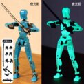 New Titan 13 Action Figures T13 Figure 3D Printed Multi-Jointed Movable Lucky 13 Action Figure Nova Figure Dummy Have Luminous - Image 5