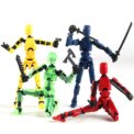 New Titan 13 Action Figures T13 Figure 3D Printed Multi-Jointed Movable Lucky 13 Action Figure Nova Figure Dummy Have Luminous - Image 2