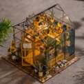 Mini Doll House Kit DIY Flower House Handmade 3D Puzzle Assembly Building Model Toys Home Bedroom Decoration with Furniture Gift - Image 5
