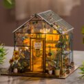 Mini Doll House Kit DIY Flower House Handmade 3D Puzzle Assembly Building Model Toys Home Bedroom Decoration with Furniture Gift - Image 4