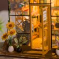 Mini Doll House Kit DIY Flower House Handmade 3D Puzzle Assembly Building Model Toys Home Bedroom Decoration with Furniture Gift - Image 2