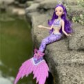 Diamond tail mermaid doll butterfly wings, princess dolls, birthday gifts for boys and girls. - Image 3