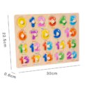 Montessori Wooden Puzzles Hand Grab Boards Toys Tangram Jigsaw Baby Educational Toys Cartoon Vehicle Animals Fruits 3D Puzzles - Image 5