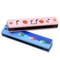 16-Hole Wooden Harmonica Cartoon Animals Painted Toy Musical Instrument Play Kids Early Educational Toys for Children Gifts - Image 5