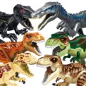 Jurassic Dinosaur World Brutal Raptor T-Rex Triceratops Indominus Rex Model Building Blocks Dino Velociraptor Figure Bricks Toys - Image 4