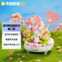 New Original Pokemon Anime Figure Model Pikachu Sylveon Togepi Building Block Toys Home Decoration Plant Potted Flower Brick Toy - Image 5