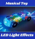 Baby toys Toddler Police Car Electric Vehicle Toy Auto Driving Transparent Gears Music Lights Cars Toys for Kids Boys - Image 3