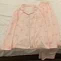 Pink Bow Dtie Design Pajamas for Women Long Sleeve Top & Elastic Waist Pants Pajamas Set Harajuku Style Casual New Home Wear - Image 4