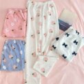 Autumn and Winter Women's New Pajama Pants Girls Student Sleeping Pants Warm Pants Coral Fleece Pants Thickened Warm Casual Home