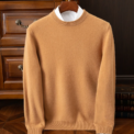 Cashmere Sweater O-neck Pullovers Men's Loose Oversized M-3XL Knitted Bottom Shirt Autumn Winter New Korean Casual Men Top - Image 2