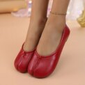​​​​Women's Leather Toe Separator Loafers Flat Comfortable Slip-On Breathable Casual Shoes​ - Image 6