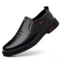 Men's Cow Leather Shoes Genuine Leather Handmade Business shoes Round Toe Casual Loafers Comfortable Man footwear Zapatos Homme - Image 5