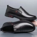 Men's Cow Leather Shoes Genuine Leather Handmade Business shoes Round Toe Casual Loafers Comfortable Man footwear Zapatos Homme - Image 3