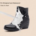 Fashion Winter Women Ankle Boots PU Leather Female Thick Plush Warm Snow Boots Mother Waterproof Non-slip Booties Luxury - Image 3