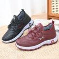 Women's Winter Elderly cotton shoes Velvet Warm non slip Short Boots Thick soled Casual Mother Shoes Soft Sole Light footwear - Image 4